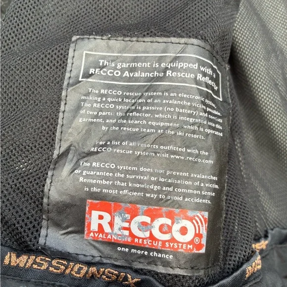Mission Six Falcon Series Jacket XS RECCO Hooded Olive Green Snow Ski Ride - Picture 12 of 16